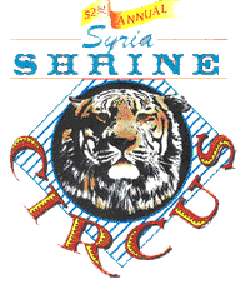 Logo of the 52nd Annual Shrine Circus.