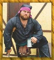 A photo of 
				Sean K. Miller as Red Dougless, 
				Captain, The Dancing Lassie