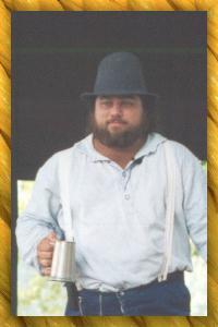 A photo of Sean K. Miller as Gib Morgan, 
The Minstral of the Oil Region