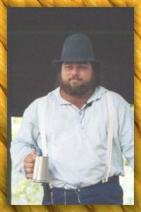A photo of Sean K. Miller as Gib Morgan, 
The Minstrel of the Oil Region